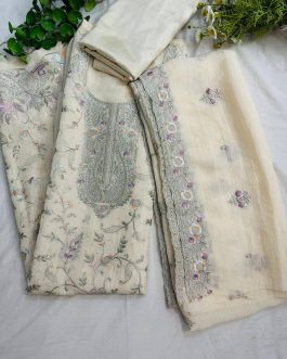 Hand Embroidery Kameez Set